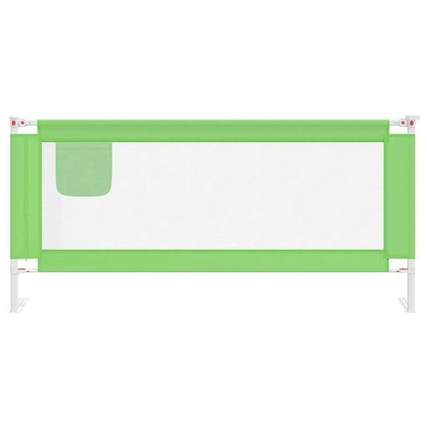 Berkfield Toddler Safety Bed Rail Green 200x25 cm Fabric