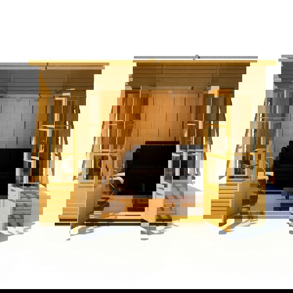 Shire Orchid 10x8G Summerhouse with curved roof - Best Shed