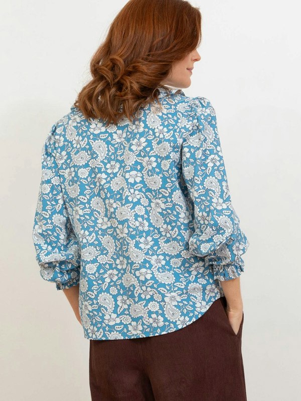 Kite Organic Duntish Dolly Collar Poplin Blouse