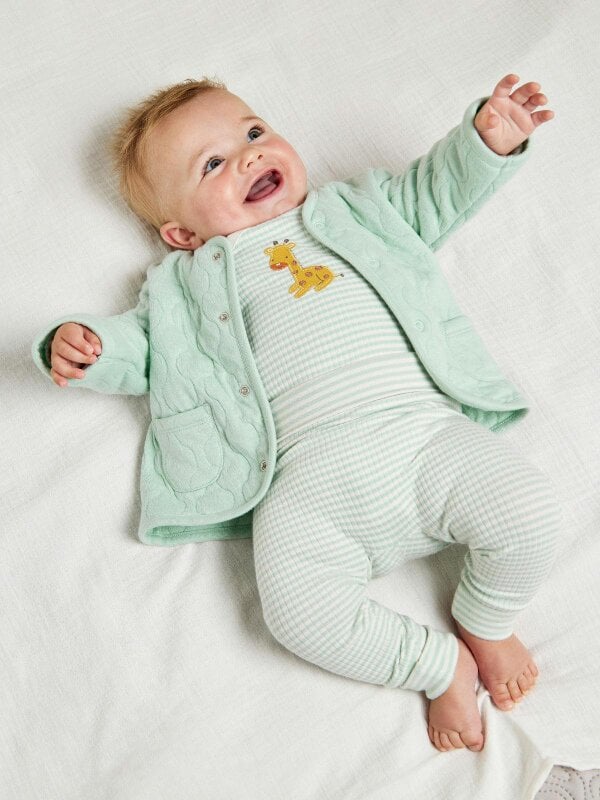 Mini Cuddles Baby Unisex 6pc Essentials Gift Set, Multicolour