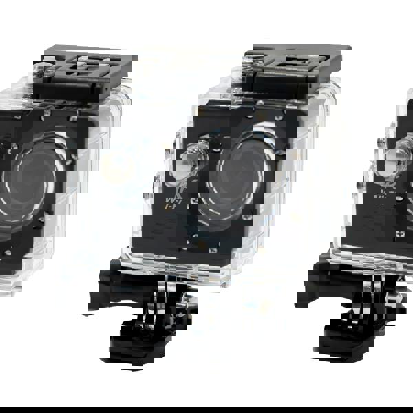 Gutter vacuum camera with a sleek black design, waterproof casing, and a clear lens, ideal for inspecting hard-to-reach areas