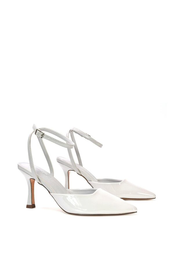 XY LONDON Pointed Toe Stiletto Heels With Ankle Strap