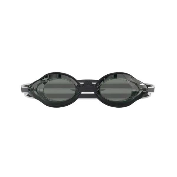 Speedo Vanquisher 3.0 black and silver goggles with curved lens technology