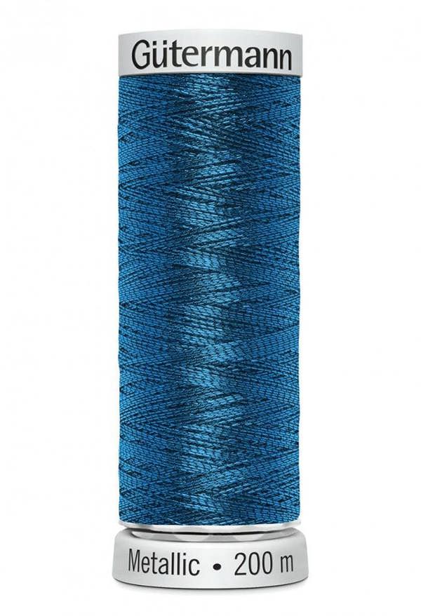 Gutermann Sulky Metallic Embroidery Thread 200m Polyamide, Polyester Thread Suitable For Embroidery