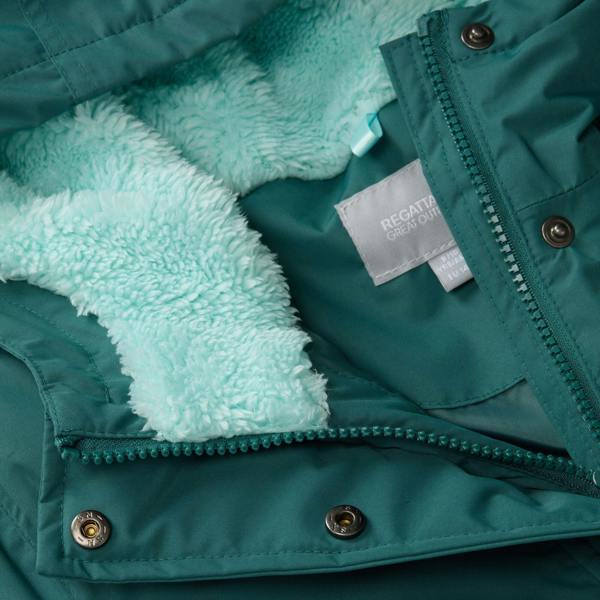 Regatta Childrens/Kids Vallina Insulated Waterproof Jacket - Mediterranea/Water Ballet - 