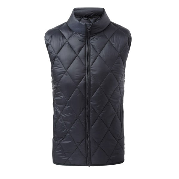 2786 Mens Diamond Pane Padded Gilet - Navy