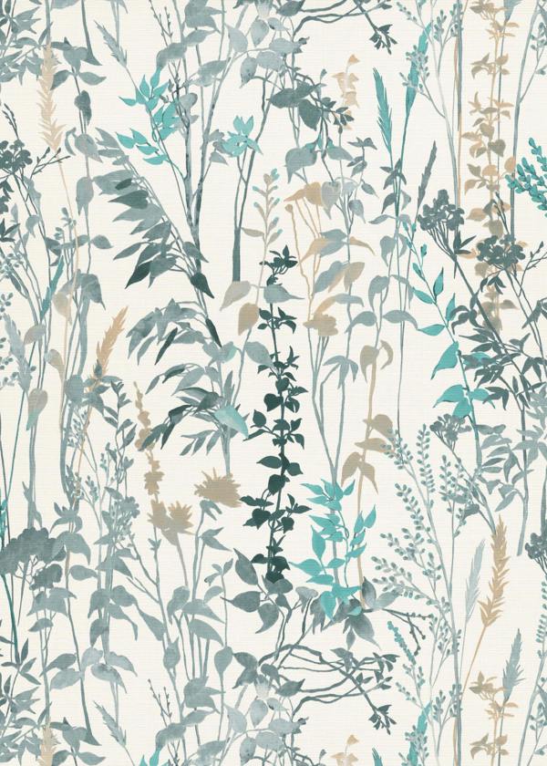 Erismann Meadow Floral Elegant Wallpaper