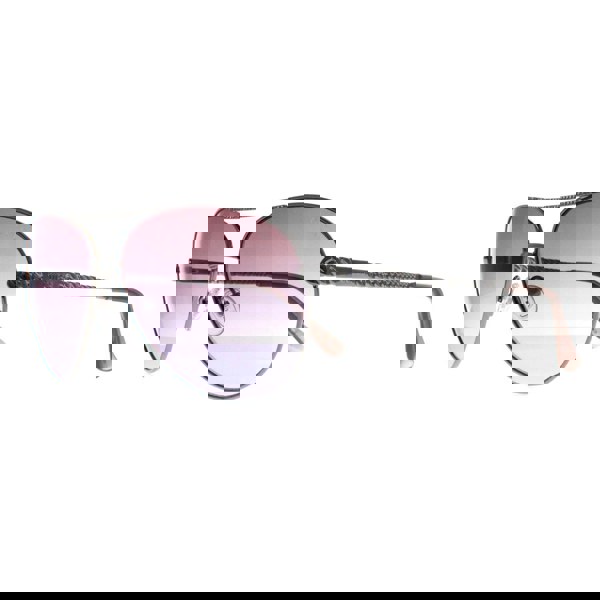 Guess Sunglasses GU7470-S 10Z Shiny Silver With Crystal Stones Violet Gradient