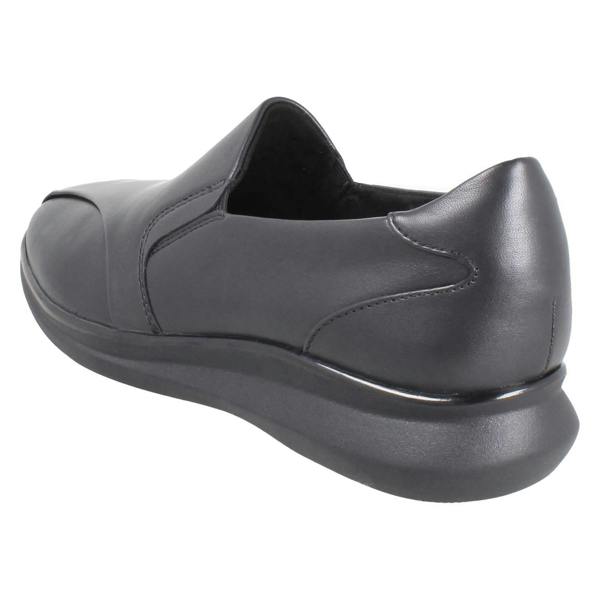 Clarks Ladies Clarks Artisan Square Toe Slip On Shoes Lynell Edge
