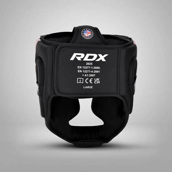 RDX Sports HEAD GUARD NEW AURA F17 BLACK RED