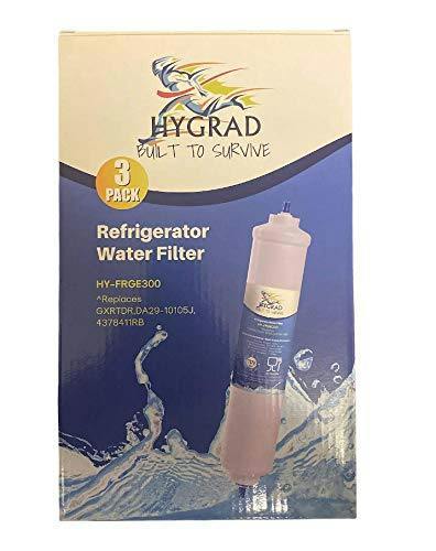 HYGRAD BUILT TO SURVIVE HYGRAD® Replacement Fridge Water Filters Replaces GE, Culligan, Samsung, Brita For DA99-02131A, EF-9603 (Pack of 2,3,6 or 12)