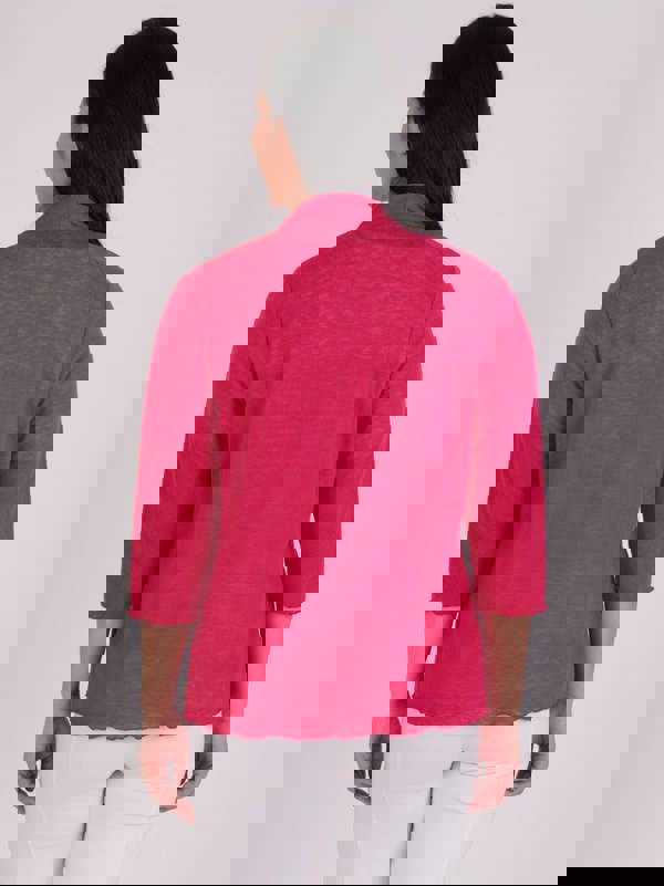 PennyPlain Cardi 3qs - Crimson