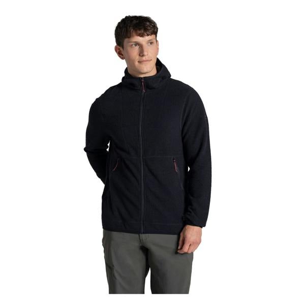 Craghoppers Mens Compresslite Hooded Fleece Jacket - Black - 