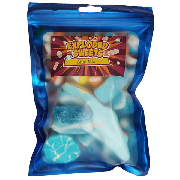Exploded Sweets Blue Mix | Exploded Sweets | Freeze Dried Sweets UK