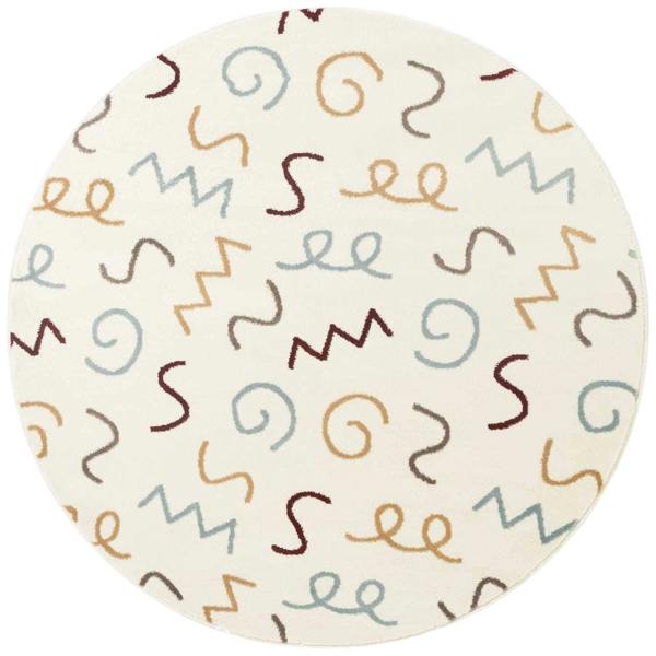 Adventures Kids Rug Fiete Cream Multicolor Underfloor heating Rug
