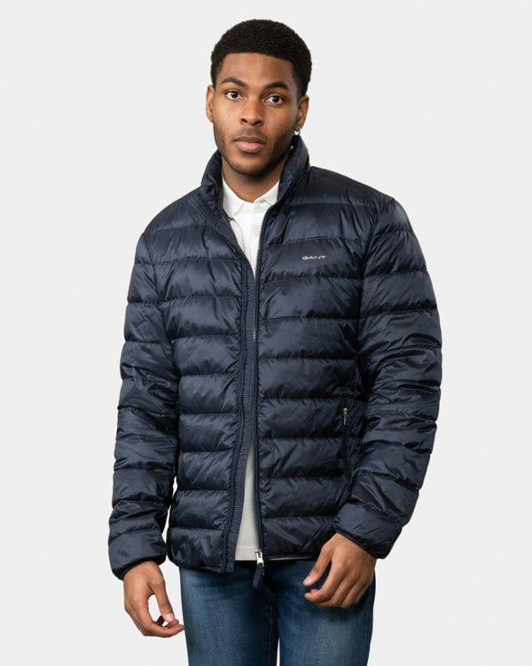GANT Light Mens Down Jacket - 433 Evening Blue