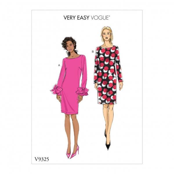 Vogue Sewing Pattern 9325, Dresses for Women, A5 (6-8-10-12-14) - Easy