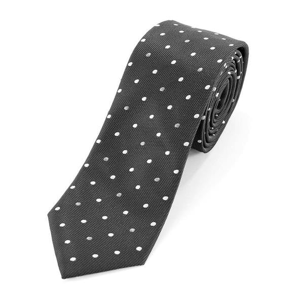 Sophos Polka Dot Microfiber Tie - Black