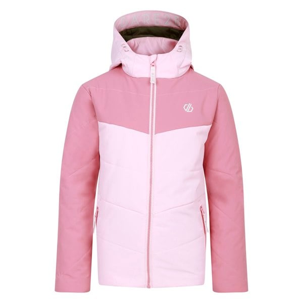 Dare 2B Childrens/Kids Jolly Padded Jacket - Crystal Rose/Dusty Rose