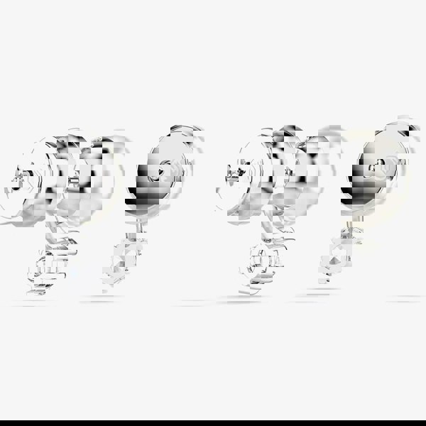 Swarovski Matrix Rhodium Plated Crystal Pearl Stud Earrings 5694225