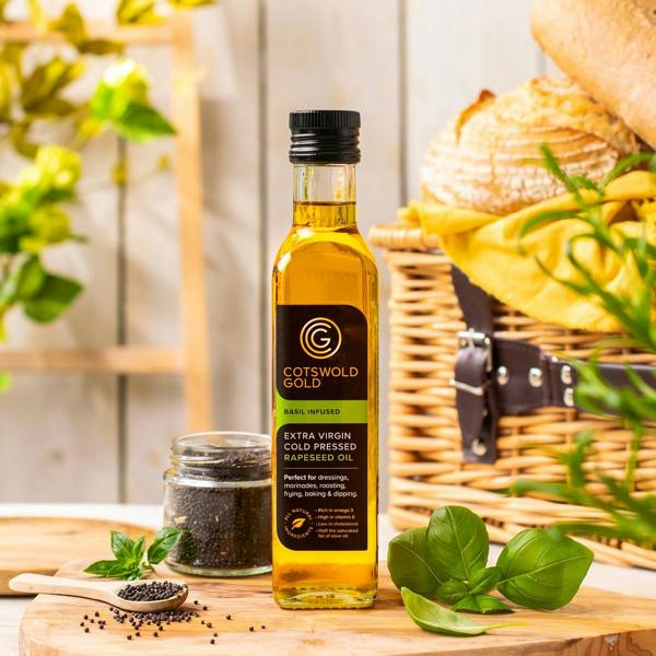 Cotswold Gold Rapeseed Oil Infusions - Basil