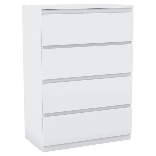 Vida Designs Denver 4 Drawer Chest, Black