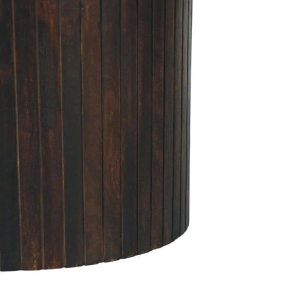 Artisan Furniture Solid Wood Verona Marble Coffee Table, Black with Marble