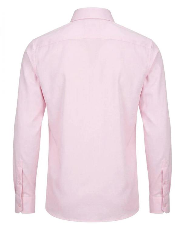 Men's Long Sleeve Button-Down Dress Shirt - Pink - TruClothing.com - 10