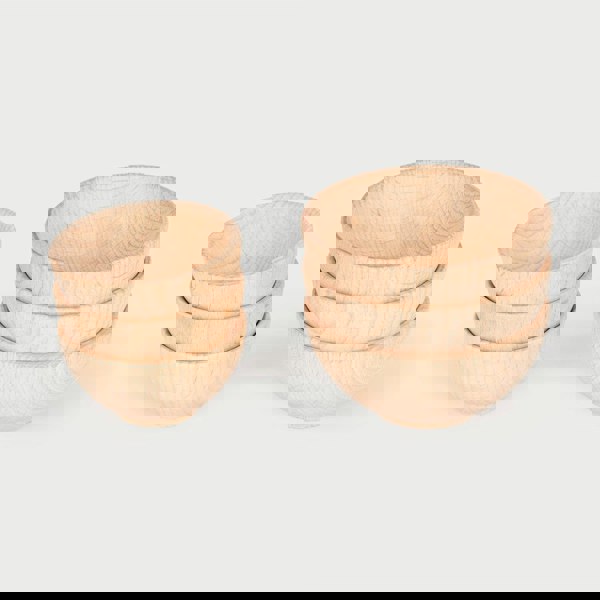 tickit Natural Wooden Bowls