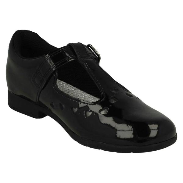Clarks Girls Clarks Heart Detailed T-Bar Shoes Scala Dress