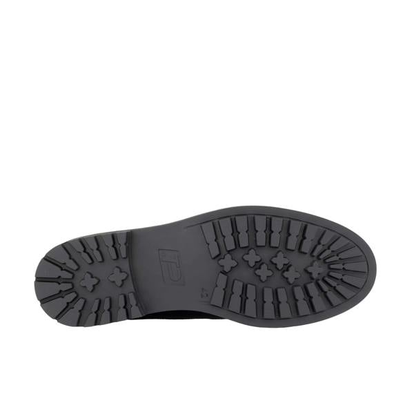 Embassy London Cyclone - Black Diamonds - Men's chunky sole leather shoe