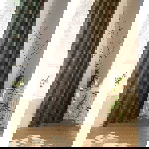 Furn Ellis Ringtop Eyelet Curtains - Grey