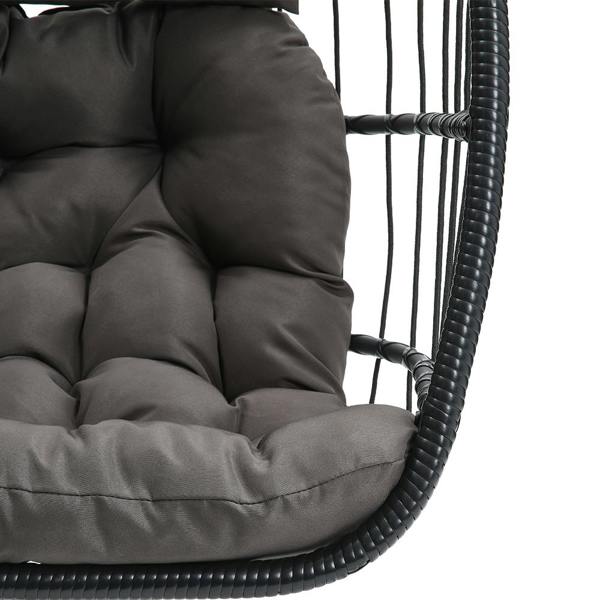 Living and Home Outdoor Hanging Egg-Shaped Chair