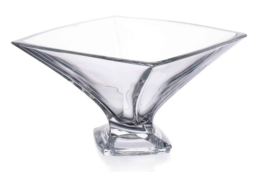 Diamante Quadro Medium Crystal Bowl - 22cm