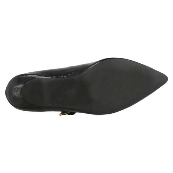 Spot On Ladies Spot On Mid Heel Mary Jane Shoes