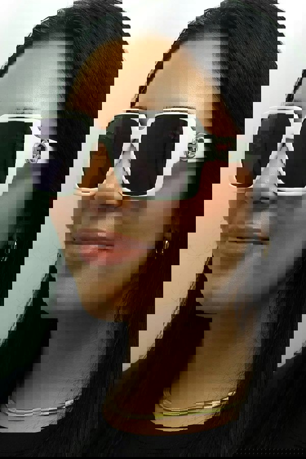 Gucci Sunglasses GG1692S 003 Burgundy with Silver Red with Silver Mirror