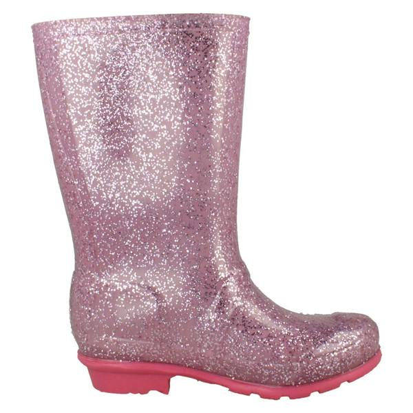 Pineapple Girls Pineapple Wellington Boots With Glitter Detailing X1275