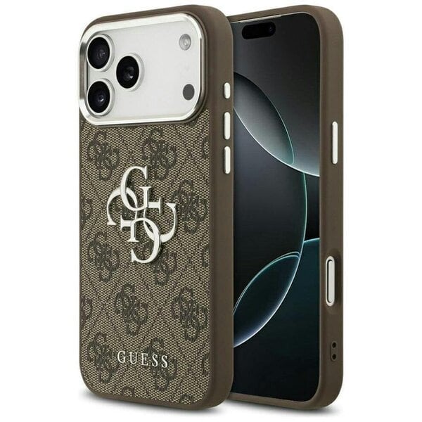 Guess Big 4G Classic Logo Case for iPhone 17 Pro Max 6.9" Brown - GUHCP17XP4G4SMCW
