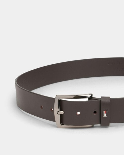 Tommy Hilfiger Denton 4" Gift Boxed Mens Belt - Testa Di Moro
