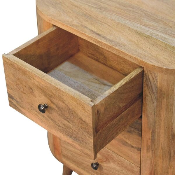 Wyld Haus Parma Mini Oak Mango Wood Cabinet 3 Drawers