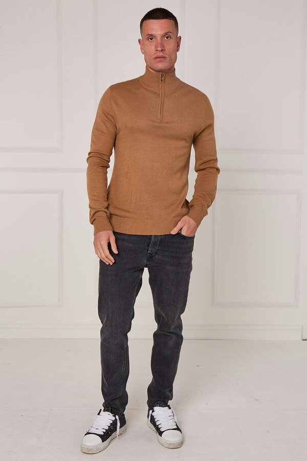 Half Zip Knit Jumper
