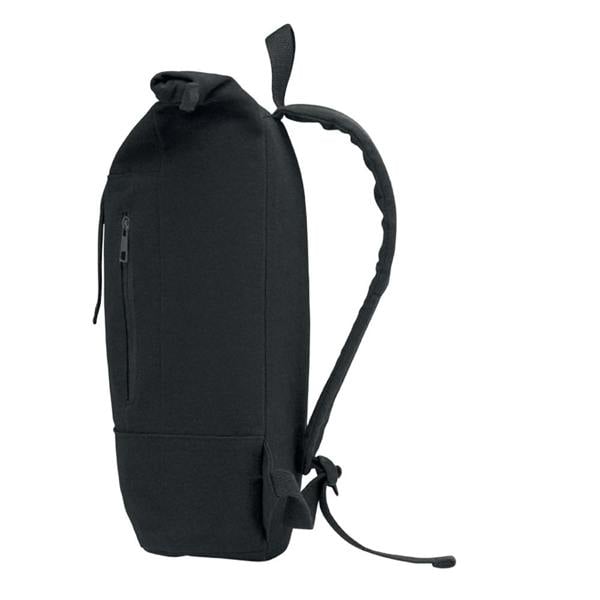 MidOcean Koper Roll Top Laptop Backpack - Black - 