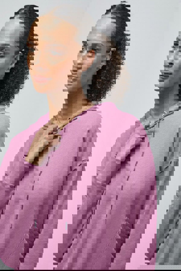 ENORSIA Slanty Patch Pocket Hoodie