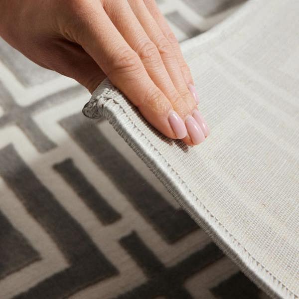 Hanse Home Shortpile Howlite Grey Rug – Modern Geometric