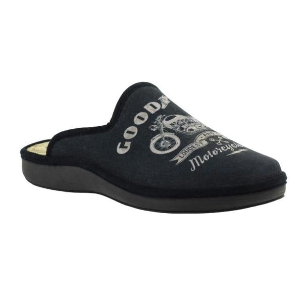 Goodyear Mens Huxley Mule Slippers - Grey - 