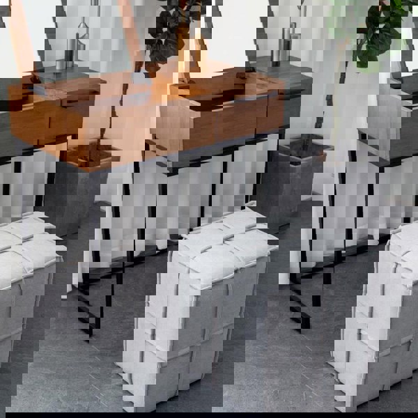 Square Stool, Yellow-Weilai Concept-Weilai Concept