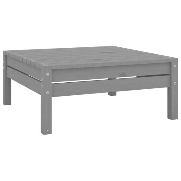 Berkfield 5 Piece Garden Lounge Set Solid Pinewood Grey