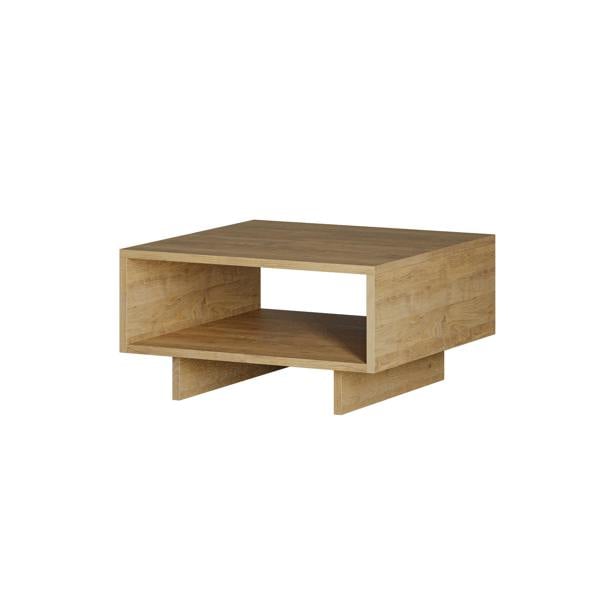 Decortie Hola Modern Coffee Table Multipurpose Storage Compartment 60x60x32 cm