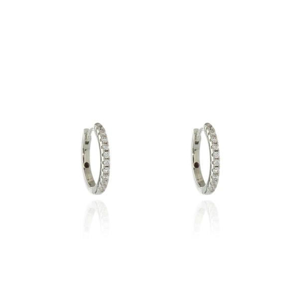 Cachet London Gidget Medium 16mm Silver Hoop
