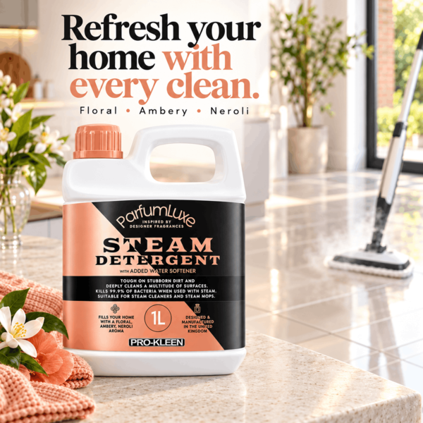 ProKleen Pro-Kleen Parfum Luxe Steam Mop Detergent Prada 1L x2 - Deeply Cleans, Removes Stains, Deodorises